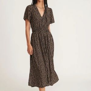 Marine Layer Annika Midi Dress - Faded Black